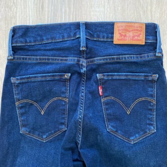 Levi’s 720 High Rise Super Skinny Jeans Sz 24 - Picture 2 of 11